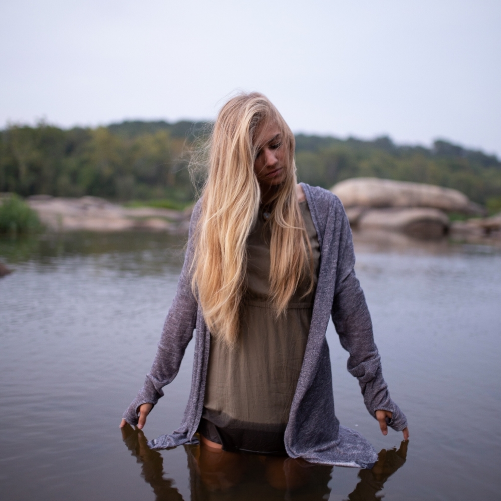 H&M hooded cardigan